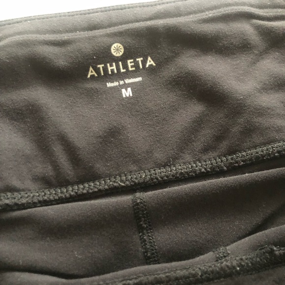 Athleta Black Tennis Running Skirt With Shorts - Picture 4 of 7